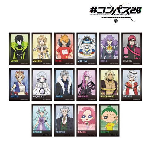『#コンパス2.0 戦闘摂理解析システム』トレーディングインスタントカメラ風イラストカード ver.B(単位/BOX)